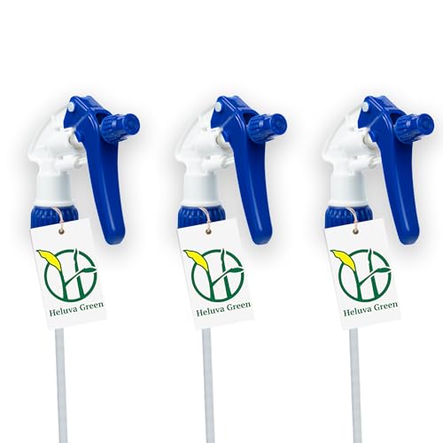 Spray Bottle Nozzle Replacement Tops (3 Pack / Blue)