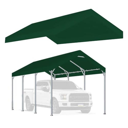 12'x20' Carport Canopy Replacement Cover Green (Green / 12'x20')