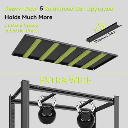 Extra Big Large 55.12" Wide Industrial 6 (84*55.12*24 Metal-6T-HD)