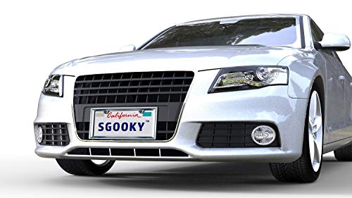 3D Chrome License Plate Frames (Triangle Pattern)