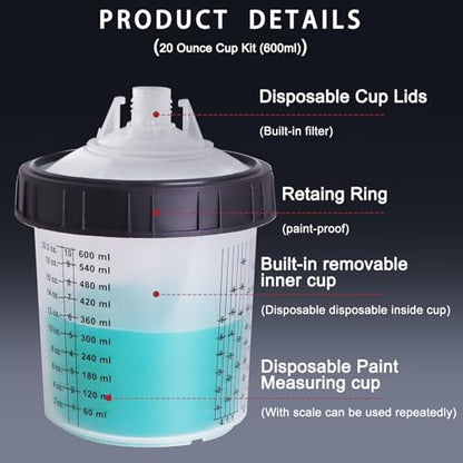 Disposable Paint Mixing Cup 20 Ounce