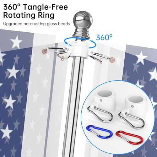 Flag Pole Upgraded Bracket (Silver)