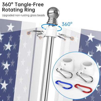 Flag Pole Upgraded Bracket (Silver)