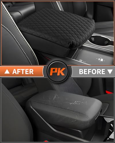 Custom Fit for Center Console Cover Acura MDX 2022 2023 2024 2025 2026 Accessories Armrest Cover Center Console Pad PU Leather Armrest Seat Box Cover Protector Anti (Size for Acura MDX 2021-2026)