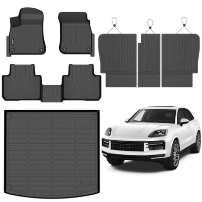 Floor Mats for Porsche Cayenne 2019 (51 For Cayenne 2019-2026)