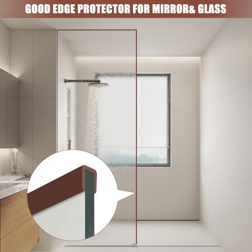 Rubber Edge Trim (Fit 3/8" - L20' / Brown)