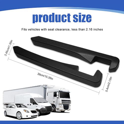 2PCS Car Seat Gap Filler (Black)