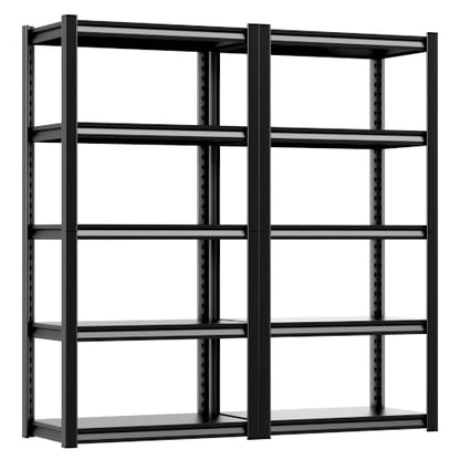 Metal Storage Shelves (27.5"Wx15"Dx58.7"H)