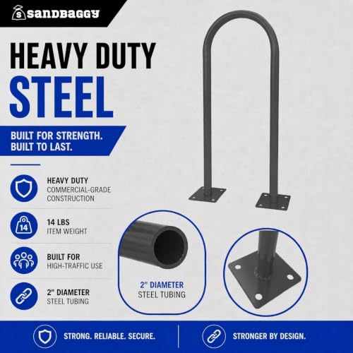 U Shaped Bike Rack (Gray)