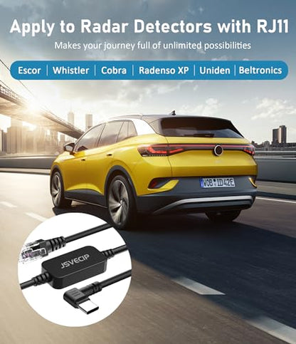 Type C to RJ11 Radar Cable for Escort (RJ11-3M)