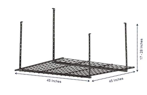 Overhead Steel Garage Storage System (Hammertone / Storage)