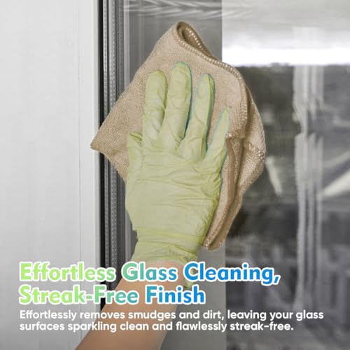 Brown Microfiber Cleaning Cloth 12 Pack (Brown / 12.5 x 12.5 Inch)
