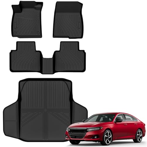 All Weather Floor Mats Cargo Mat for Honda Accord 2018