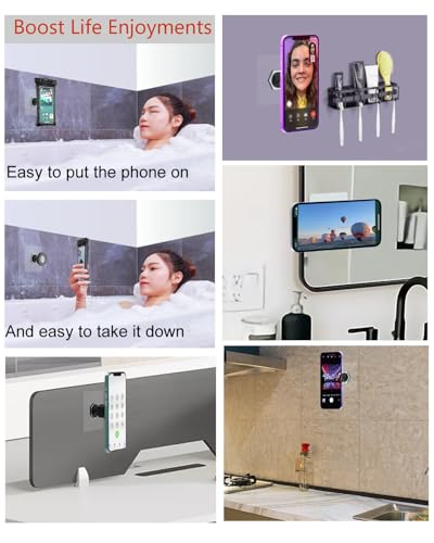 for MagSafe Wall Mount Magnetic Phone Holder (Black)