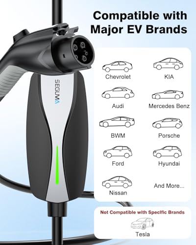 Level 1 2 EV Charger 16Amp Electric Car Charger for J1772 BEVs (Black / 16A EV Charger)