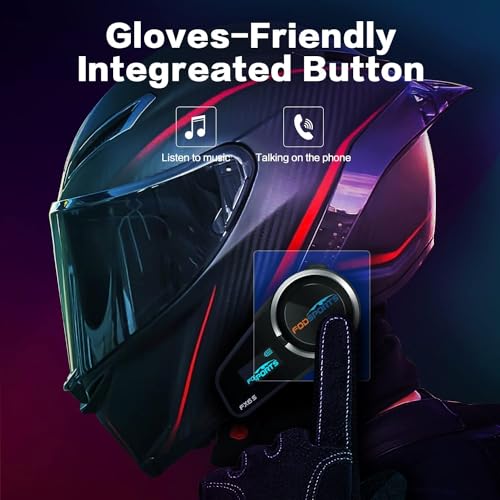 FX6S Bluetooth Motorcycle Headset (FX6S 2PC)