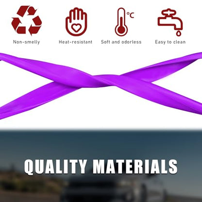 Car Rear View Mirror Protector Frame (Purple-1PCS)