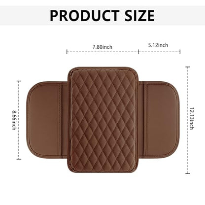 Upgraded Car Center Console Cover (Brown)