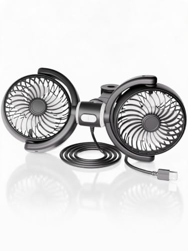 USB Car Fan for Backseat