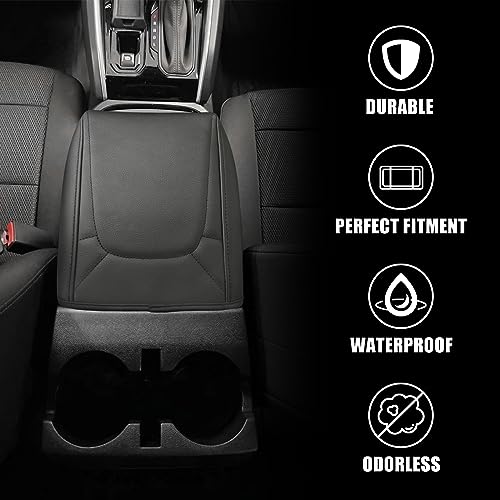 Armrest Cover for 2023+ Colorado Canyon (5) 23+ |Colorado & Canyon| Black Stitch, Regular)