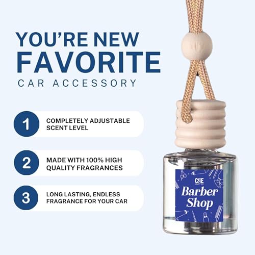 CANDECraftCo 2 Pack Hanging Car Air Freshener Diffuser for Essential Oils