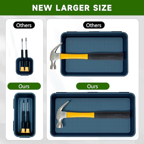 Tool Box Organizer Tray (Blue & Green: 60 PCS)