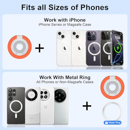 MagSafe Phone Grip Holder Dual (orange)