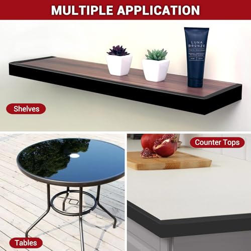 Rubber Edge Trim (Fit 1-3/4" - L20' / Black)
