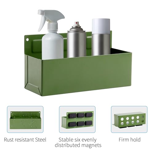 Magnetic Aerosol Spray Can Holder (Green / Large(3" x 8.3"))