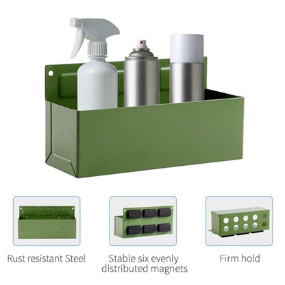Magnetic Aerosol Spray Can Holder (Green / Large(3" x 8.3"))