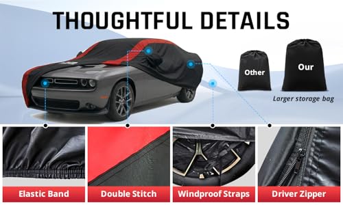 Challenger Car Cover Custom Fit for Dodge Challenger 2008 (Challenger 2008-2026)