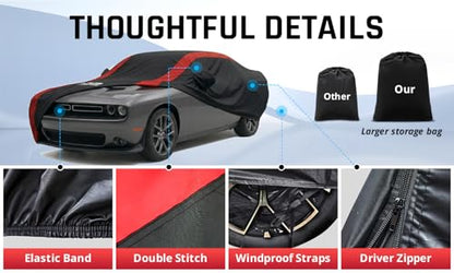 Challenger Car Cover Custom Fit for Dodge Challenger 2008 (Challenger 2008-2026)