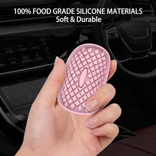Car Cup Coasters [4 Pack] Silicone Car Coasters (4 Pack-dusty Rose)