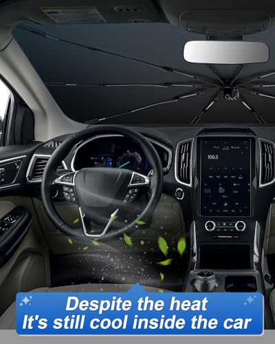 for 2026 Ford Edge Car Windshield Sun Shade Umbrella (2015-2026 Edge)