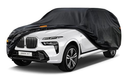 7 Layers Waterproof SUV Car Cover for BMW X7 2018 (PE-Black / Custom Fit BMW X7)