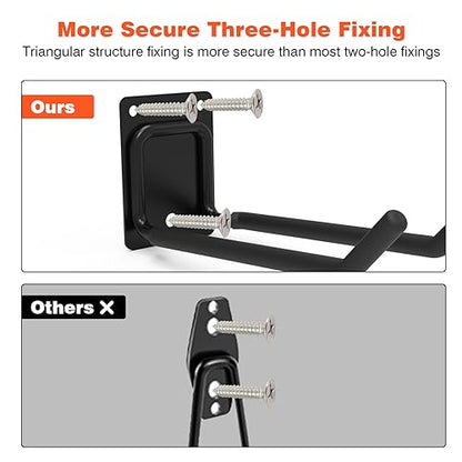 6 Pack 7.8 Inch Heavy Duty Garage Hooks