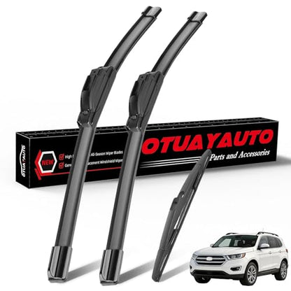Windshield Wiper Blades Replacement for Ford Edge 2007 (26"+20"+14"(U/J Hook))