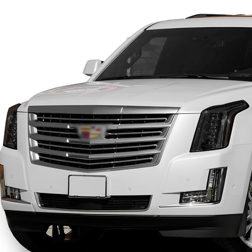 Full Headlight Head Light Tint Kit Fits Cadillac Escalade (FRONT KIT / Light Smoke)