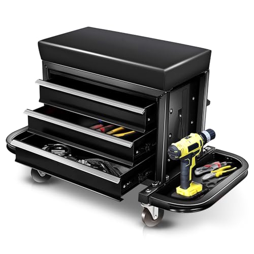 Mechanic Rolling Seat (Black)