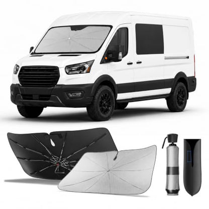 Windshield Sun Shade Umbrella for Ford Transit 150 (Ford Transit 150/250/350)
