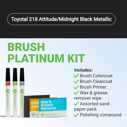 Car Paint Touch Up Brush Kit (Brush - Platinum Kit / Attitude/Midnight Black Metallic)