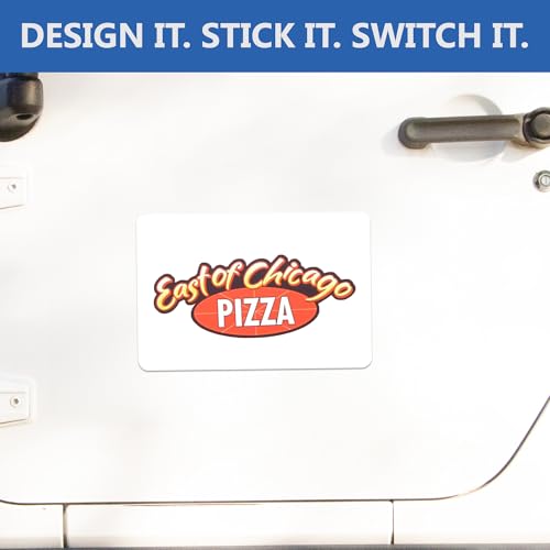 Custom Car Magnet Signs for Advertising and Promotion (12"x18" Rectangle)
