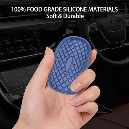 Car Cup Coasters [4 Pack] Silicone Car Coasters (4pack-navy Blue)