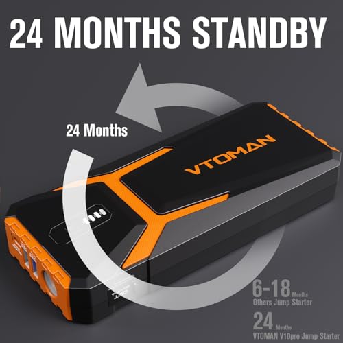 V10 Pro 4500A Jump Starter (4500A-Orange)