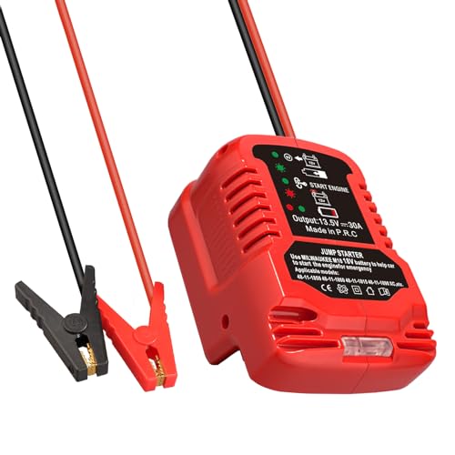Car Jump Starter Adapter Fit for Milwaukee 18V Battery