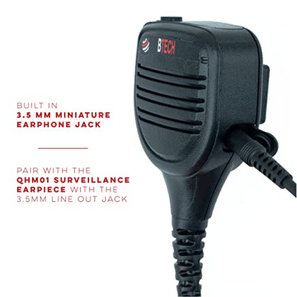 QHM22D Dual Push (Single / QHM22D Dual PTT Speaker Mic)