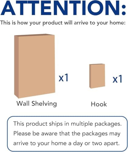 2 Pack 2x4ft Garage Shelving with Hooks (Black / 2 pack-2x4 ft w/hooks)