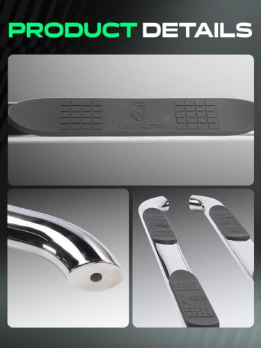 4 Inch Running Boards for Chevy & GMC (Crew Cab / 4 Inches)