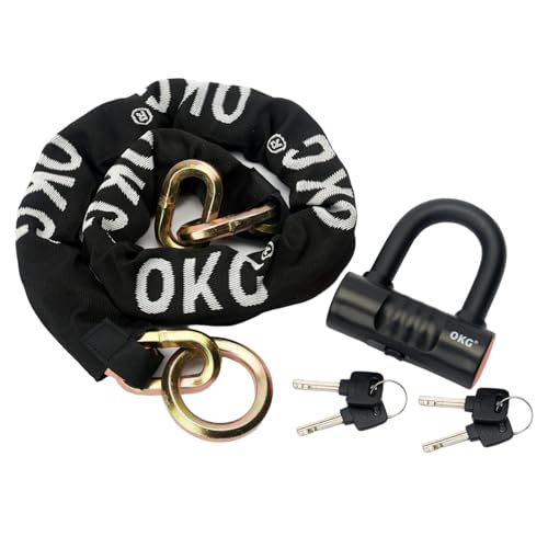 Ultra Security Motorcycle Chain Lock (5' x 1/2" Chain & Lock Kit)
