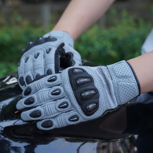 SPS 2 Plus Unisex Touchscreen Road Racing Motorcycle MTB Sports Gloves Also fit BMX MX ATV Mountain Bike Bicycle Cycling Off (Grey Sps-2 Plus / XXL Adult)